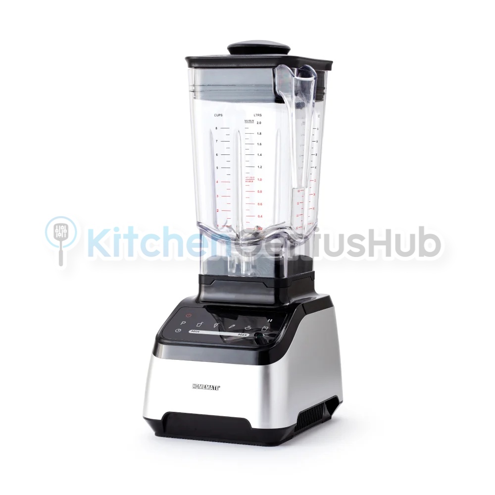 เครื่องปั่นความเร็วสูง HOMEMATE (HOM-301281) ความจุ 2 ลิตร สีเงิน-ดำ